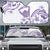 Aloha Hawaii Shaka Auto Sun Shade Hang Loose Purple Version - Polynesian Pride