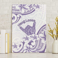 Aloha Hawaii Shaka Canvas Wall Art Hang Loose Purple Version - Polynesian Pride