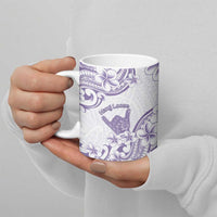 Aloha Hawaii Shaka Ceramic Mug Hang Loose Purple Version - Polynesian Pride