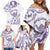 Aloha Hawaii Shaka Family Matching Off Shoulder Short Dress and Hawaiian Shirt Hang Loose Purple Version - Polynesian Pride