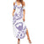 Aloha Hawaii Shaka Family Matching Summer Maxi Dress and Hawaiian Shirt Hang Loose Purple Version - Polynesian Pride