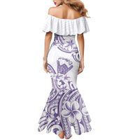 Aloha Hawaii Shaka Mermaid Dress Hang Loose Purple Version - Polynesian Pride