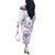 Aloha Hawaii Shaka Off The Shoulder Long Sleeve Dress Hang Loose Purple Version - Polynesian Pride