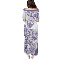 Aloha Hawaii Shaka Puletasi Hang Loose Purple Version - Polynesian Pride