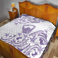 Aloha Hawaii Shaka Quilt Hang Loose Purple Version - Polynesian Pride