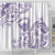 Aloha Hawaii Shaka Shower Curtain Hang Loose Purple Version - Polynesian Pride