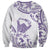 Aloha Hawaii Shaka Sweatshirt Hang Loose Purple Version - Polynesian Pride