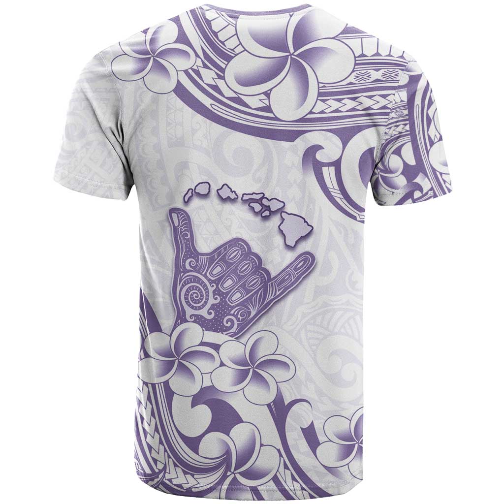Aloha Hawaii Shaka T Shirt Hang Loose Purple Version - Polynesian Pride