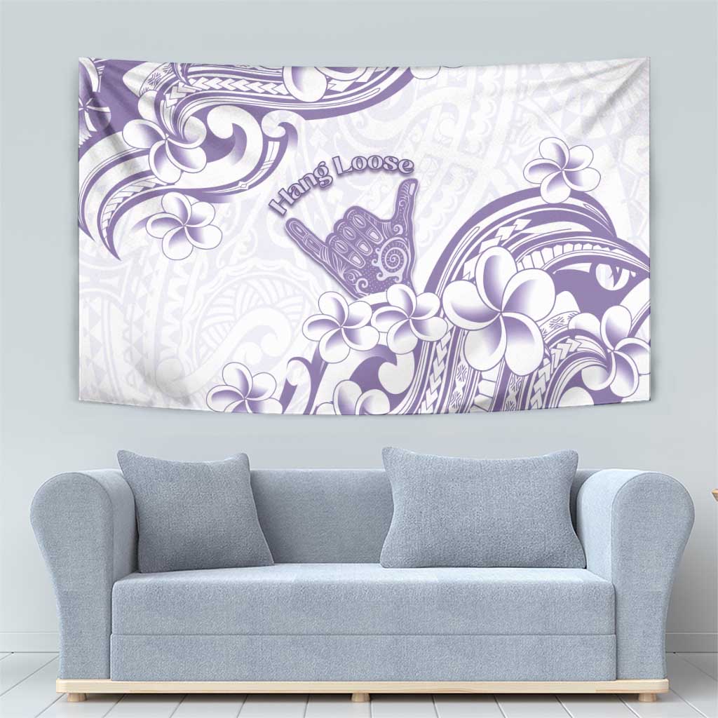 Aloha Hawaii Shaka Tapestry Hang Loose Purple Version - Polynesian Pride