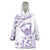 Aloha Hawaii Shaka Wearable Blanket Hoodie Hang Loose Purple Version - Polynesian Pride