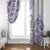 Aloha Hawaii Shaka Window Curtain Hang Loose Purple Version - Polynesian Pride
