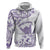 Aloha Hawaii Shaka Zip Hoodie Hang Loose Purple Version - Polynesian Pride