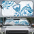 Aloha Hawaii Shaka Auto Sun Shade Hang Loose Blue Version - Polynesian Pride