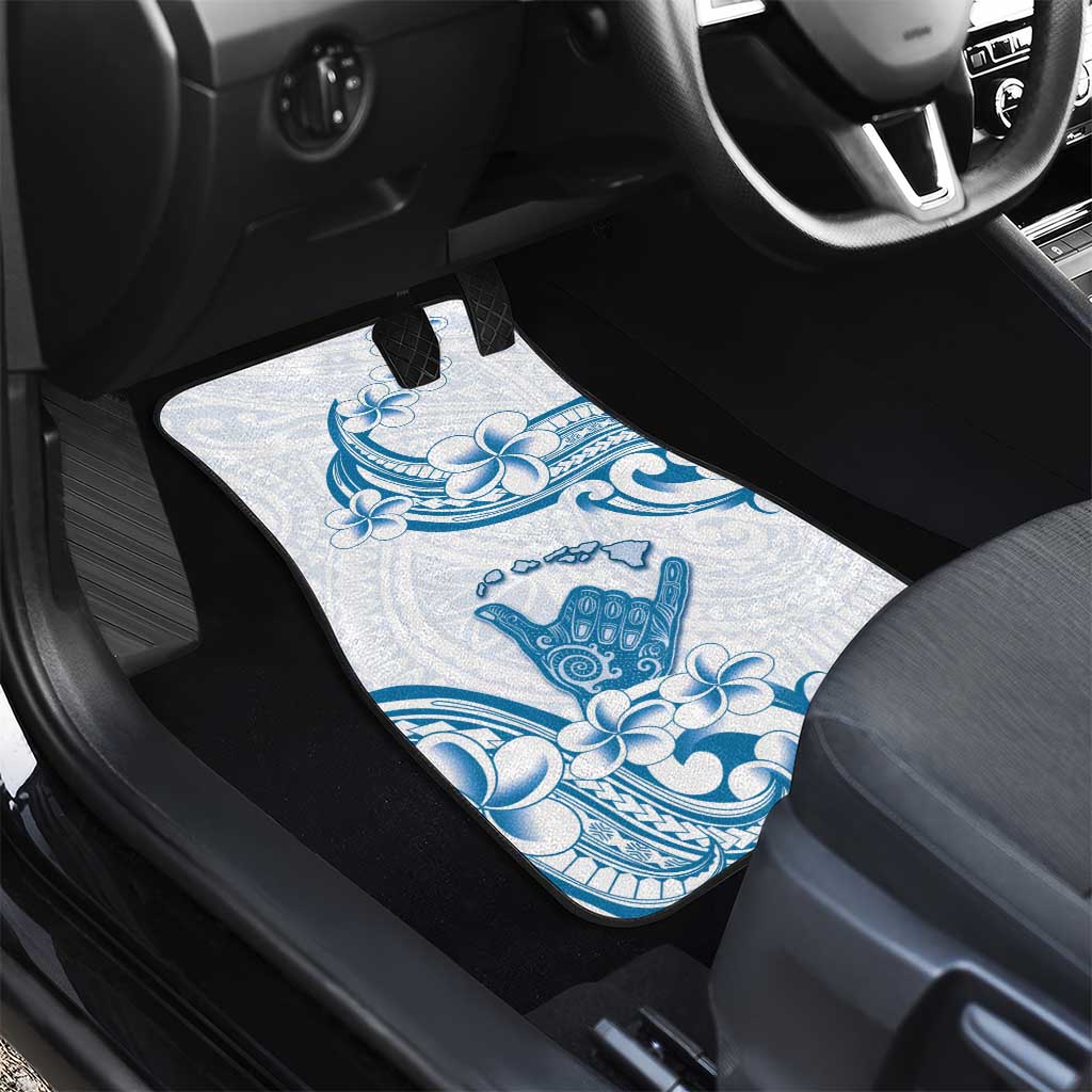 Aloha Hawaii Shaka Car Mats Hang Loose Blue Version - Polynesian Pride