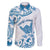 Aloha Hawaii Shaka Family Matching Mermaid Dress and Hawaiian Shirt Hang Loose Blue Version - Polynesian Pride
