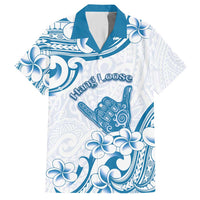 Aloha Hawaii Shaka Hawaiian Shirt Hang Loose Blue Version - Polynesian Pride
