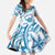 Aloha Hawaii Shaka Kid Short Sleeve Dress Hang Loose Blue Version - Polynesian Pride