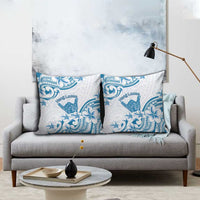 Aloha Hawaii Shaka Pillow Cover Hang Loose Blue Version - Polynesian Pride