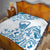 Aloha Hawaii Shaka Quilt Hang Loose Blue Version - Polynesian Pride