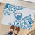 Aloha Hawaii Shaka Rubber Doormat Hang Loose Blue Version - Polynesian Pride