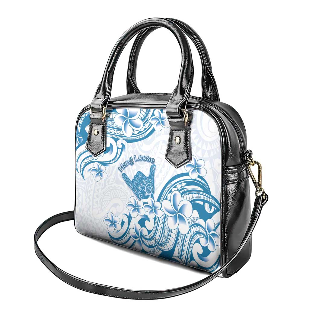 Aloha Hawaii Shaka Shoulder Handbag Hang Loose Blue Version - Polynesian Pride