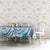 Aloha Hawaii Shaka Tablecloth Hang Loose Blue Version - Polynesian Pride