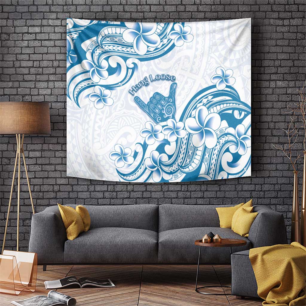 Aloha Hawaii Shaka Tapestry Hang Loose Blue Version DT05 Blue - Polynesian Pride