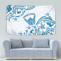 Aloha Hawaii Shaka Tapestry Hang Loose Blue Version - Polynesian Pride