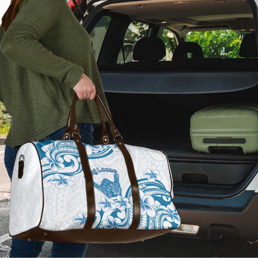 Aloha Hawaii Shaka Travel Bag Hang Loose Blue Version - Polynesian Pride