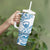 Aloha Hawaii Shaka Tumbler With Handle Hang Loose Blue Version - Polynesian Pride