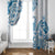 Aloha Hawaii Shaka Window Curtain Hang Loose Blue Version - Polynesian Pride
