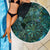 New Zealand Dart Beach Blanket Maori Fern With Paua Shell - Polynesian Pride