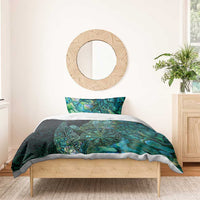 New Zealand Dart Bedding Set Maori Fern With Paua Shell - Polynesian Pride