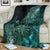 New Zealand Dart Blanket Maori Fern With Paua Shell - Polynesian Pride