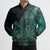 Personalised New Zealand Dart Bomber Puffer Jacket Maori Fern With Paua Shell - Polynesian Pride