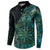 Personalised New Zealand Dart Button Sweatshirt Maori Fern With Paua Shell - Polynesian Pride