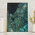 New Zealand Dart Canvas Wall Art Maori Fern With Paua Shell - Polynesian Pride