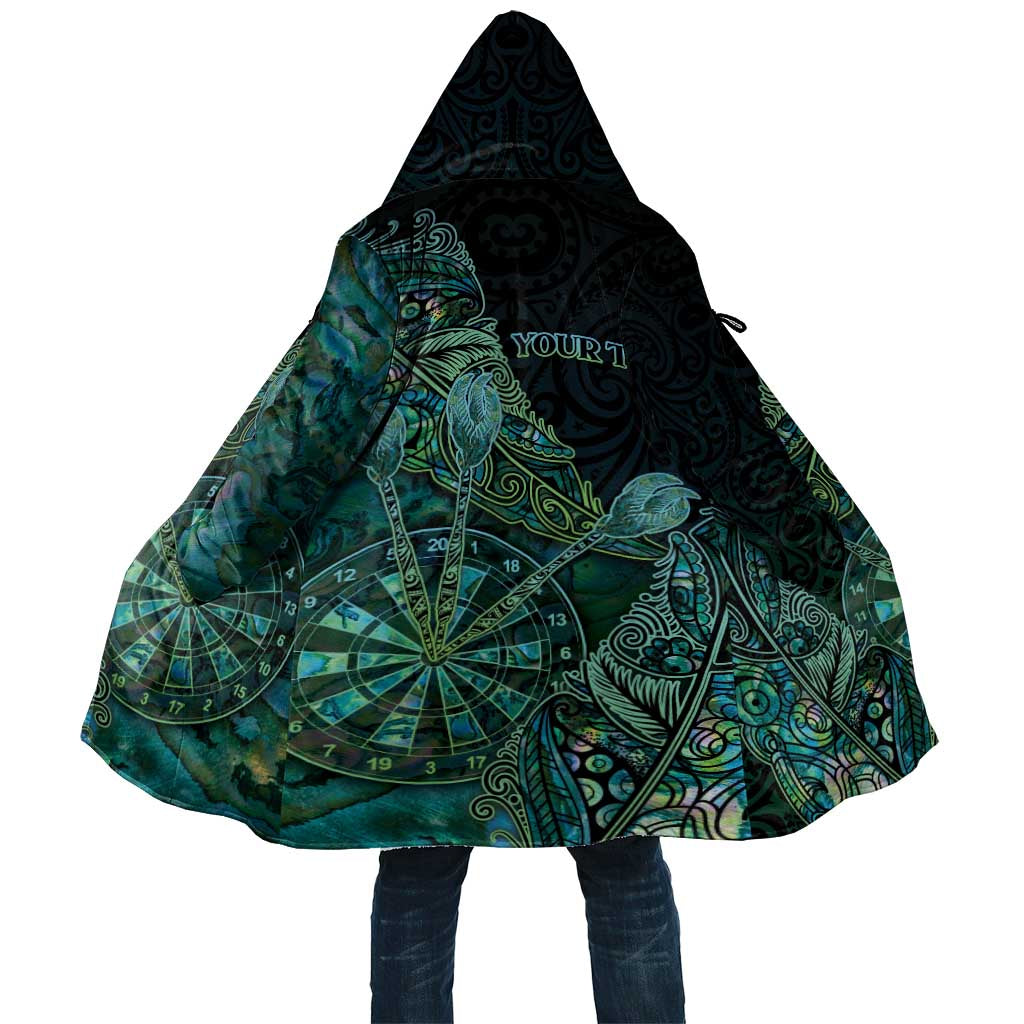 Personalised New Zealand Dart Cloak Maori Fern With Paua Shell - Polynesian Pride