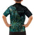 Personalised New Zealand Dart Family Matching Summer Maxi Dress and Hawaiian Shirt Maori Fern With Paua Shell - Polynesian Pride