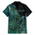 Personalised New Zealand Dart Family Matching Summer Maxi Dress and Hawaiian Shirt Maori Fern With Paua Shell - Polynesian Pride