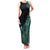Personalised New Zealand Dart Family Matching Tank Maxi Dress and Hawaiian Shirt Maori Fern With Paua Shell - Polynesian Pride