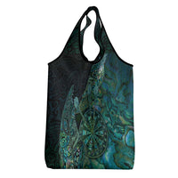 New Zealand Dart Grocery Bag Maori Fern With Paua Shell - Polynesian Pride