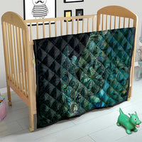 New Zealand Dart Quilt Maori Fern With Paua Shell - Polynesian Pride