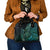 New Zealand Dart Shoulder Handbag Maori Fern With Paua Shell - Polynesian Pride