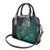 New Zealand Dart Shoulder Handbag Maori Fern With Paua Shell - Polynesian Pride