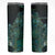Personalised New Zealand Dart Skinny Tumbler Maori Fern With Paua Shell - Polynesian Pride