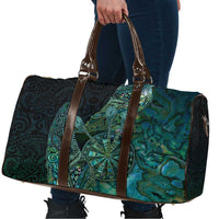 New Zealand Dart Travel Bag Maori Fern With Paua Shell - Polynesian Pride