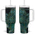 Personalised New Zealand Dart Tumbler With Handle Maori Fern With Paua Shell - Polynesian Pride