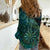 Personalised New Zealand Dart Women Casual Shirt Maori Fern With Paua Shell - Polynesian Pride