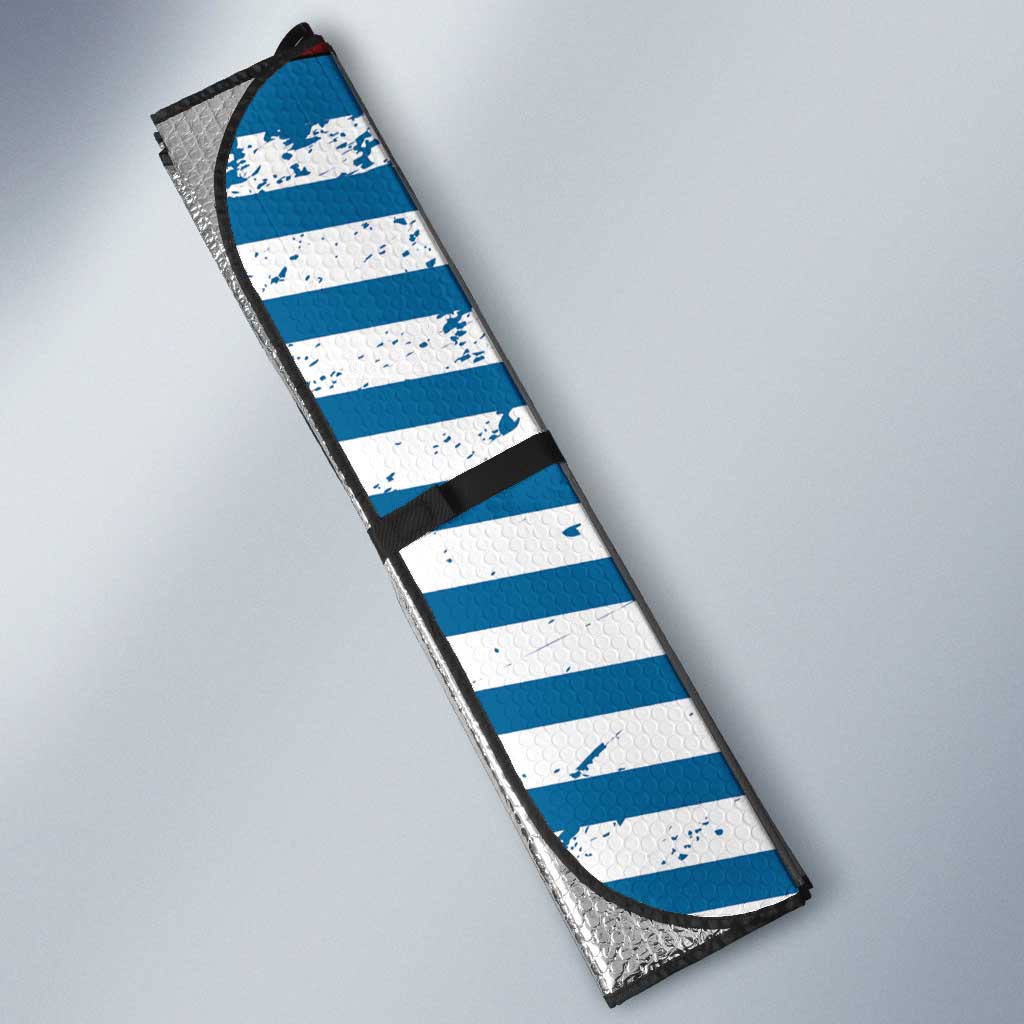 West Papua Morning Star Auto Sun Shade One People One Soul - Polynesian Pride